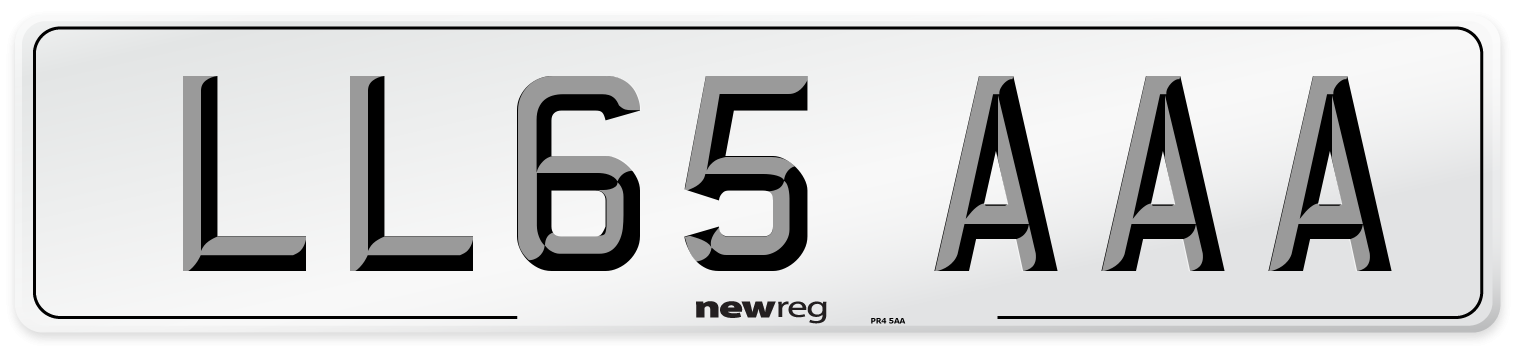 LL65 AAA Number Plate from New Reg